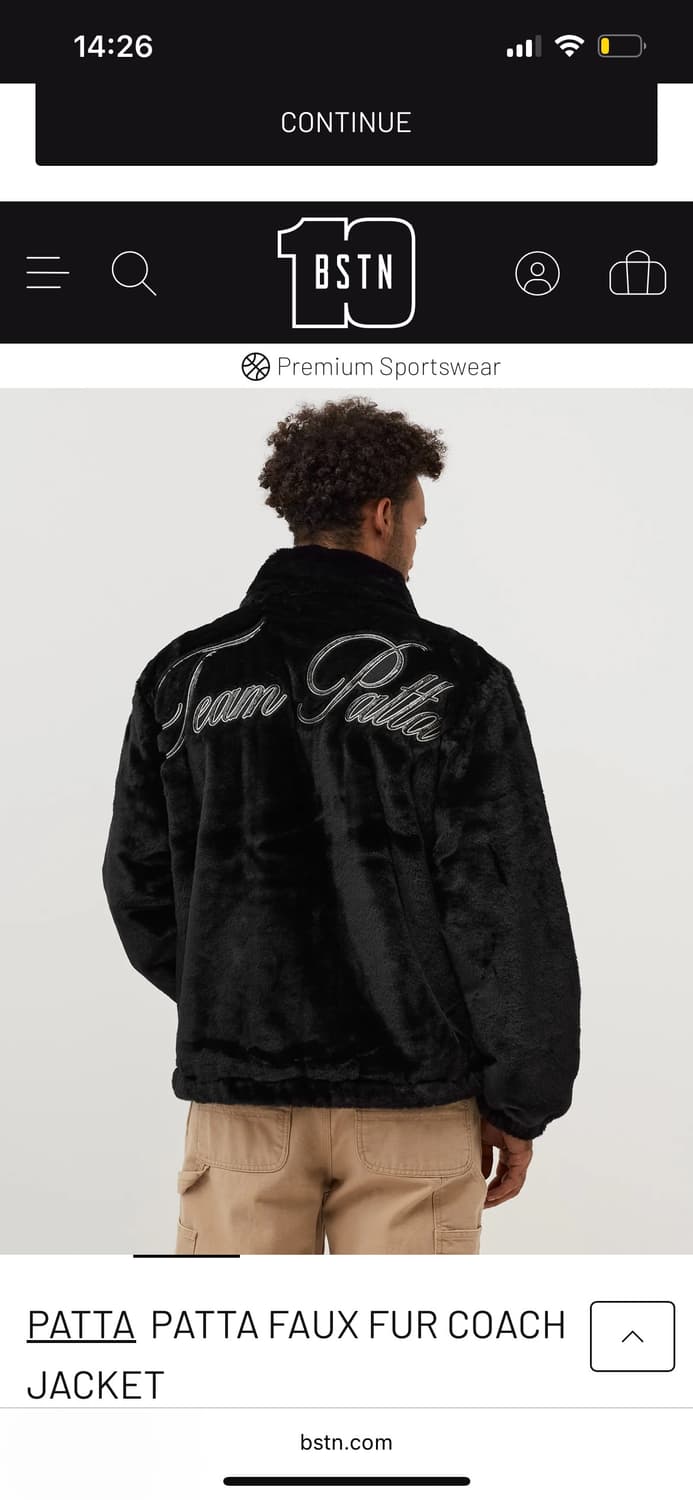 Patta coach fur jacket 상품이미지1