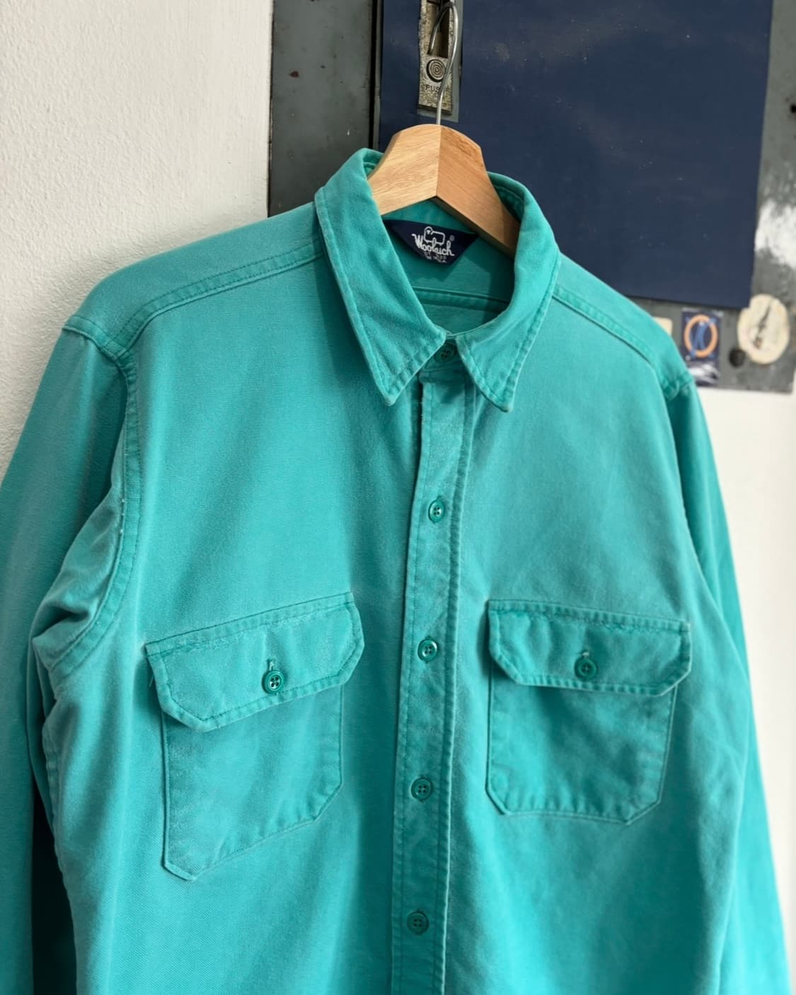 90s Woolrich Haevy Cotton Shirt 상품이미지2