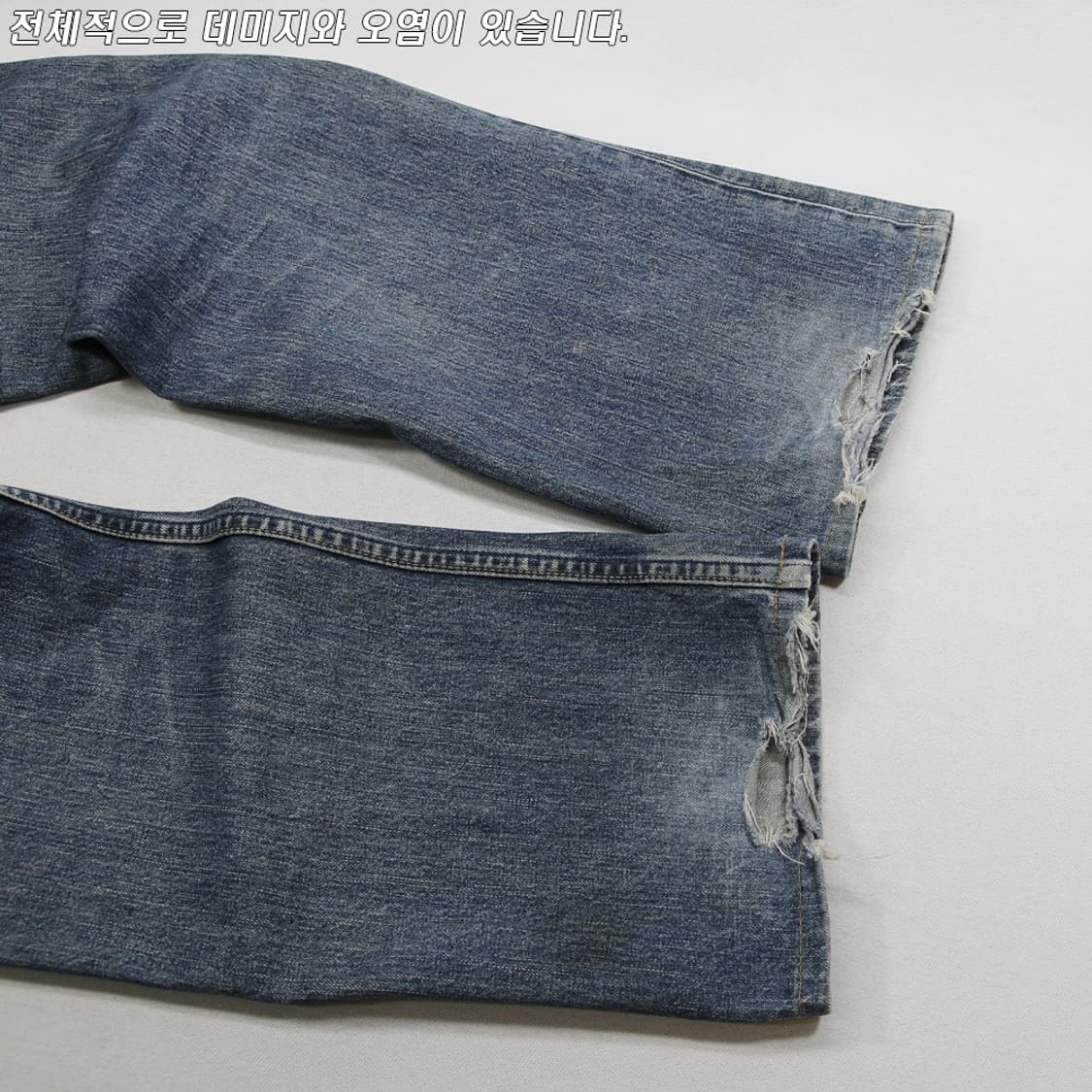 (착용컷) 리바이스 507 부츠컷 진 (남성용 33.5) 상품이미지10