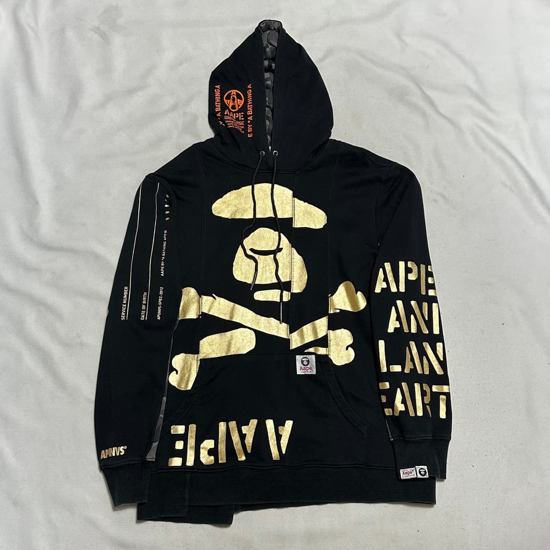 🏴‍☠️베이프 에이프 skrrrr 후드집업 상품이미지2