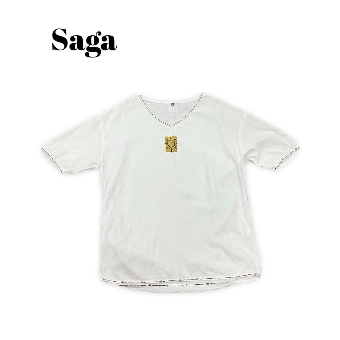 (100)Saga에스닉린넨반팔 상품이미지1