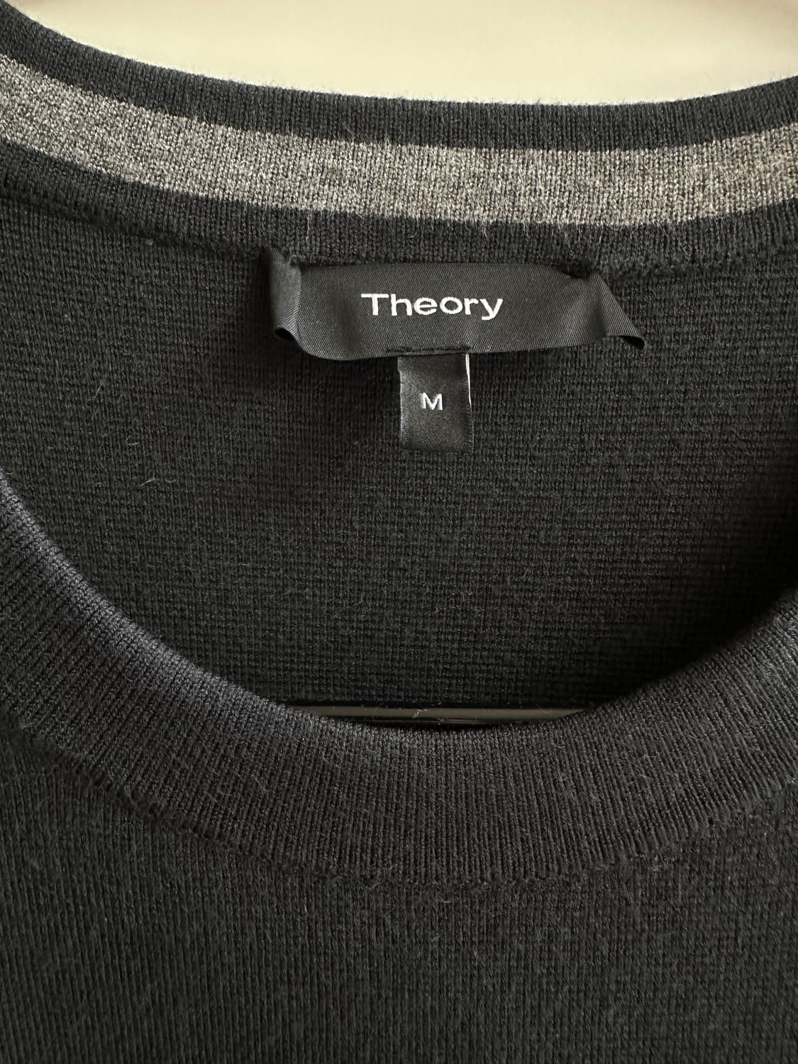 [M] Theory 띠어리 자고 니트 블랙 상품이미지3