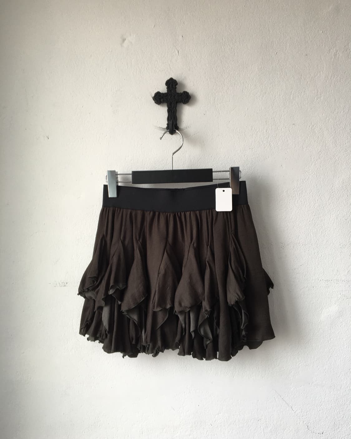 Unbalanced drop layer skirt 상품이미지1