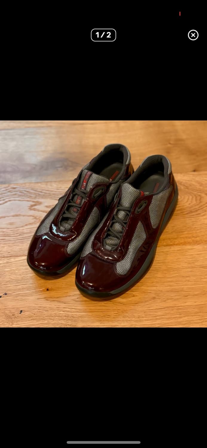 프라다 아메리카컵 유광레드 상품이미지4