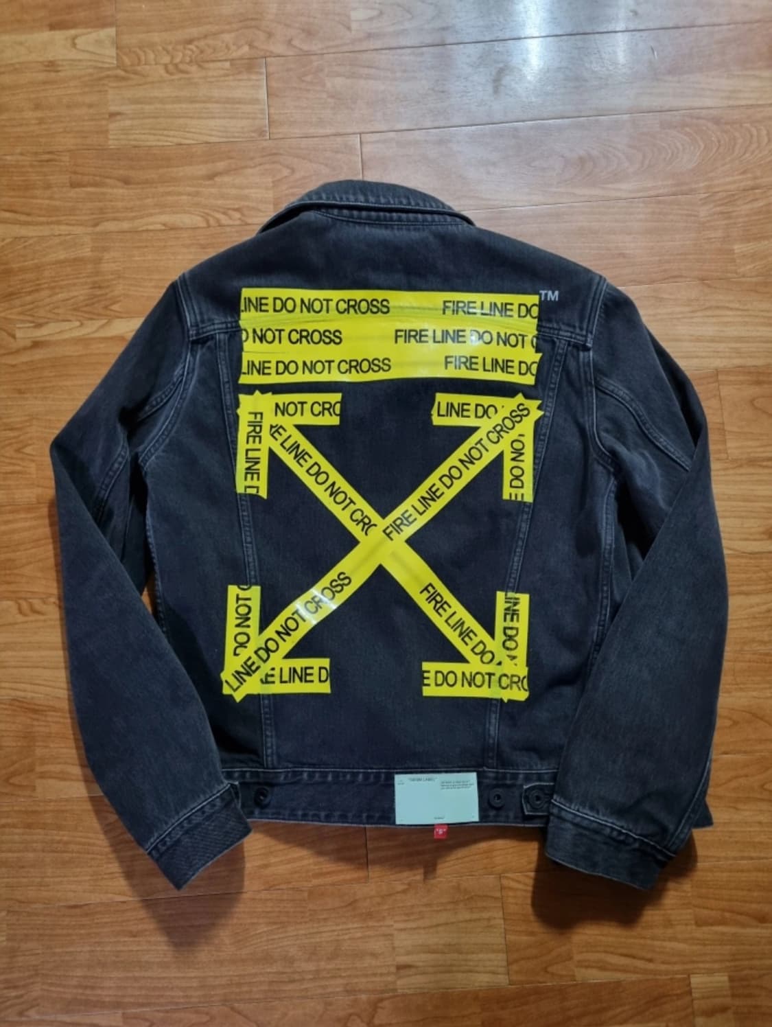 오프화이트.파이어테이프.데님자켓 상품이미지1