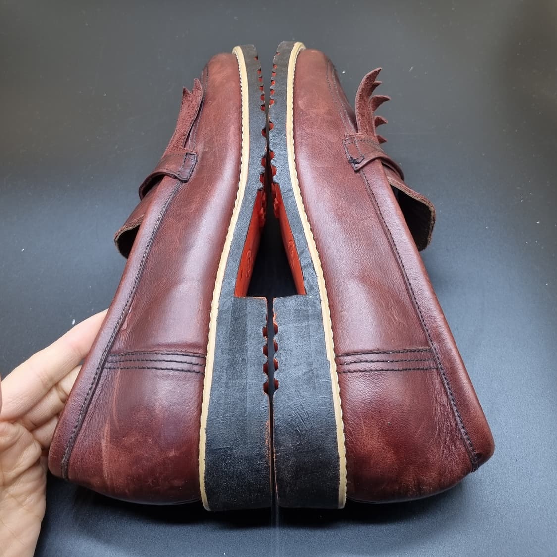 바이네르 버건디 남성로퍼 260 상품이미지5