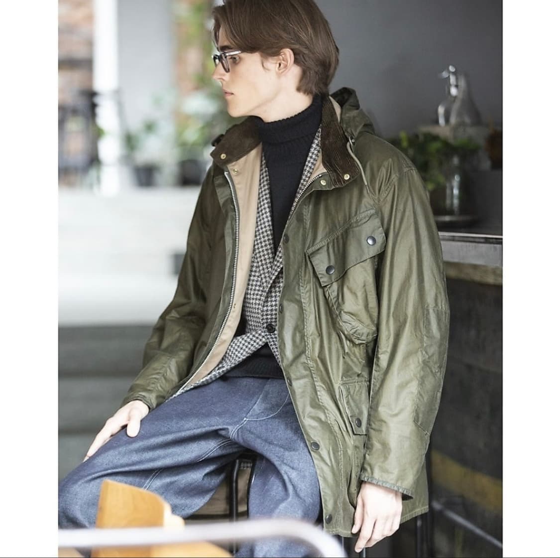 바버 마가렛호웰 A7 왁스자켓 M사이즈 Olive 상품이미지2