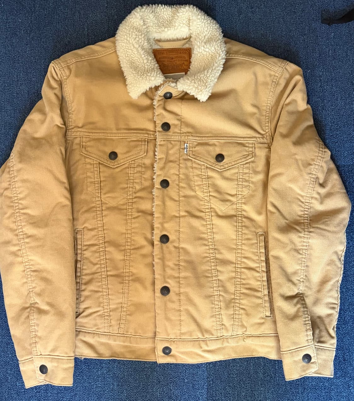 리바이스 코듀로이 쉐르파 베이지 자켓 상품이미지1