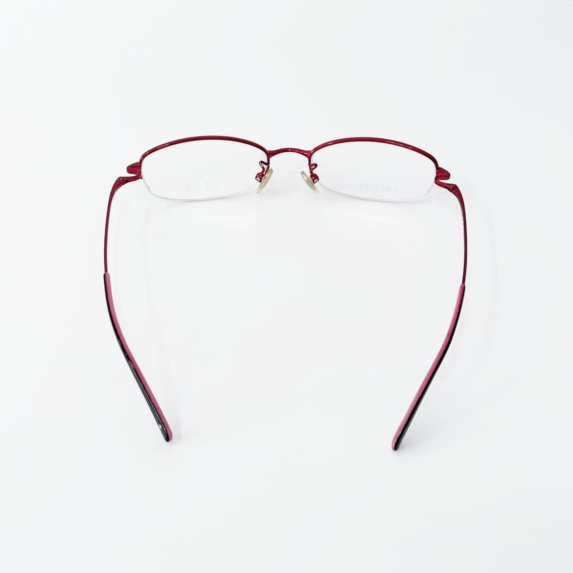 IPPI 레드 반무테 메탈 데드스탁 빈티지안경 상품이미지5