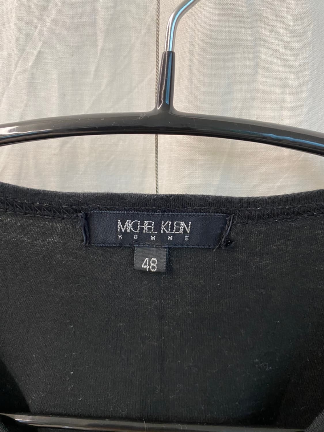 MICHEL KLEIN 체크반팔티셔츠(M) 상품이미지6