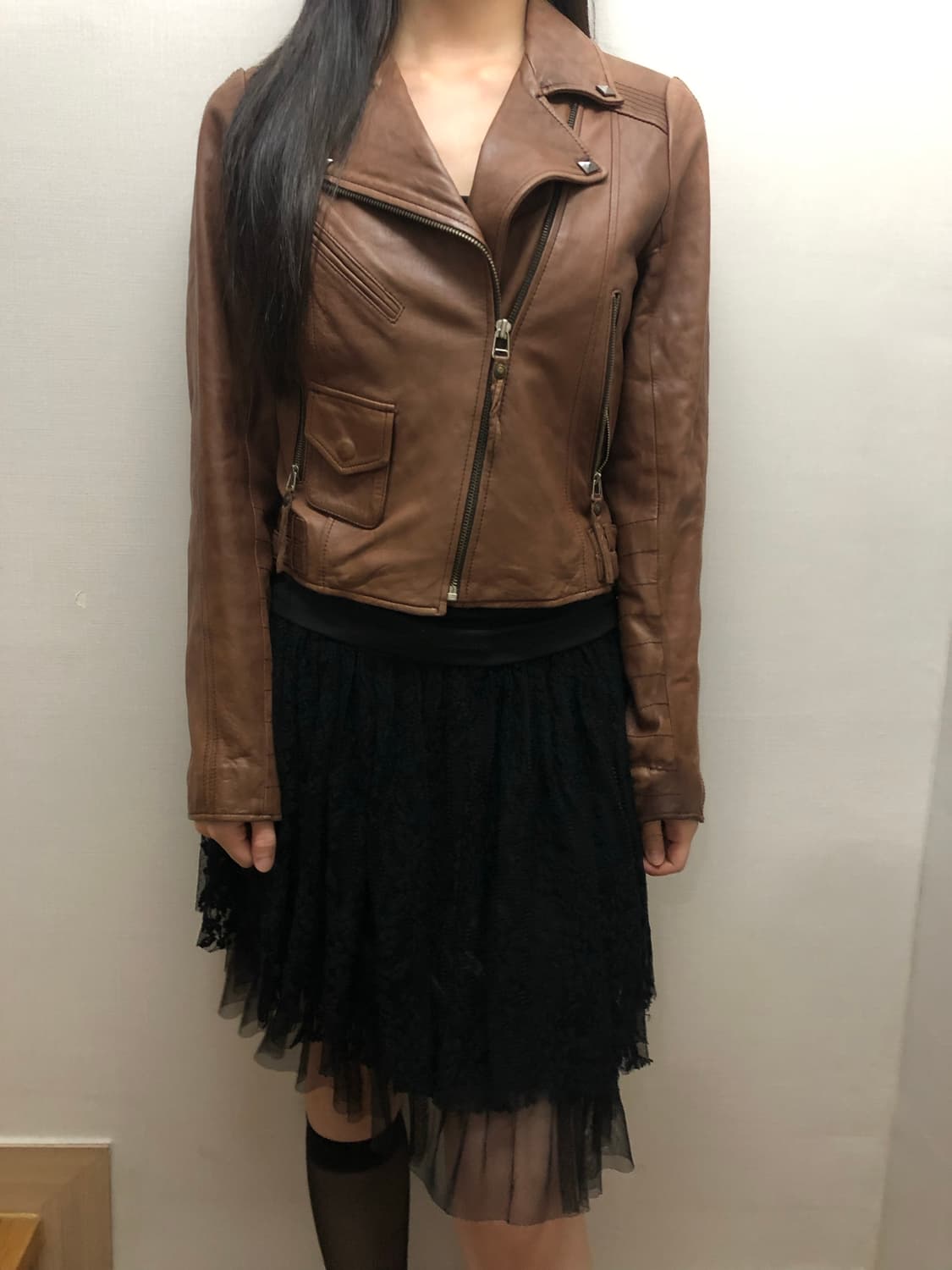 빈티지 브라운 양가죽 자켓 상품이미지7