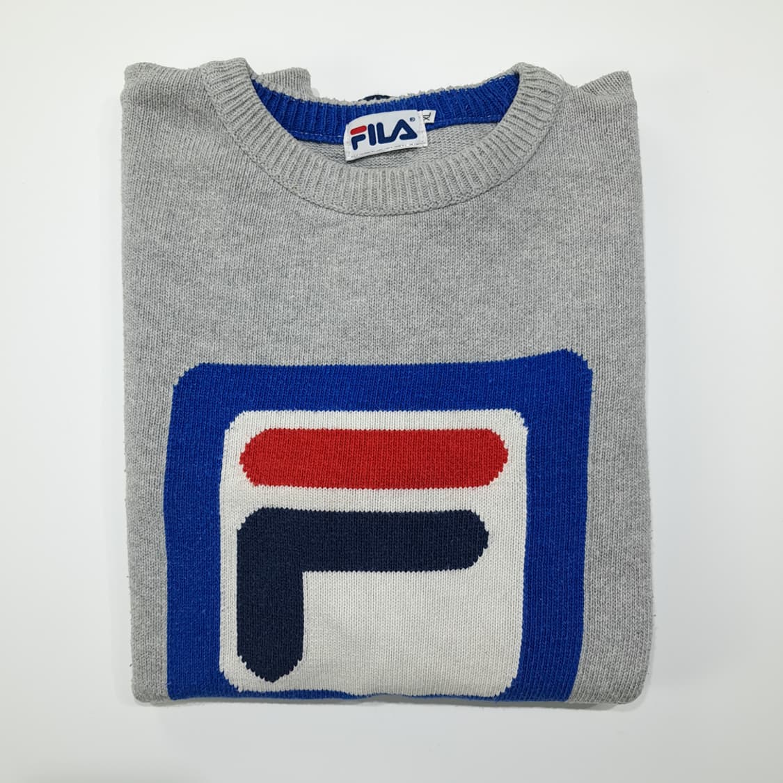 CN991 XL FILA 필라 UK 빅로고 헤리티지 니트 스웨터 상품이미지10