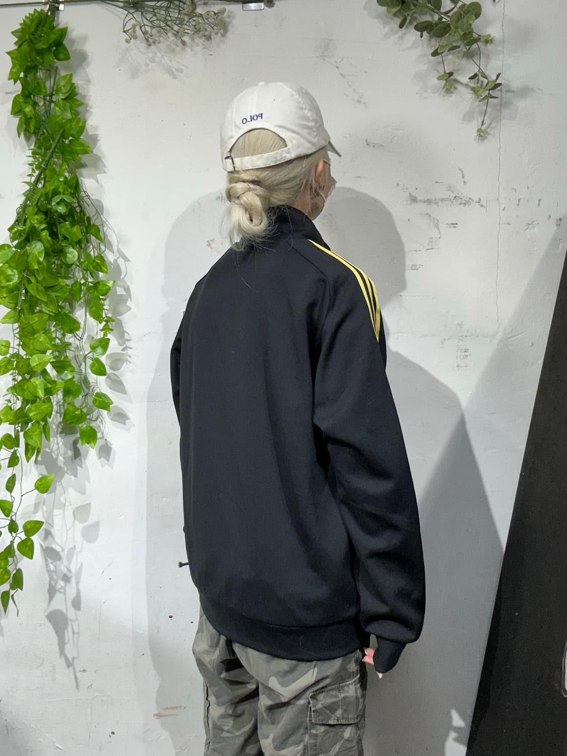 아디다스 블랙 골드 삼선 트랙탑 져지 L 상품이미지3