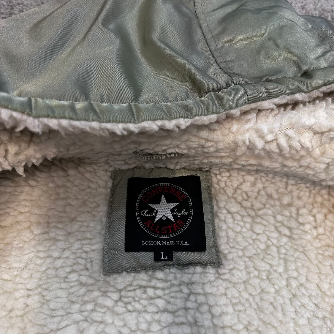 컨버스 올드스쿨 백로고 벤치파카(돕바)L 상품이미지8