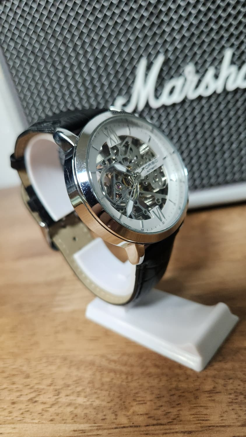 # Torso(토르소) 스틸 시그니처 플렉스 오토매틱 가죽 명품시계 급처 상품이미지3