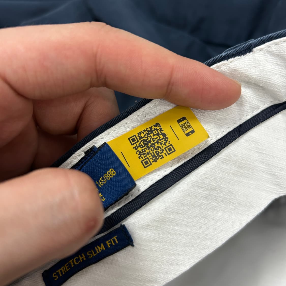 폴로 QR라벨 네이비 치노팬츠(34) 상품이미지7