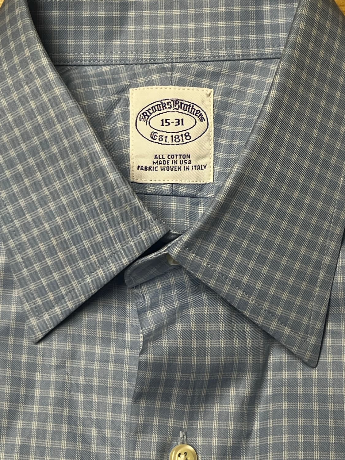 Brooks Brothers Blue Check Shirts M 상품이미지2