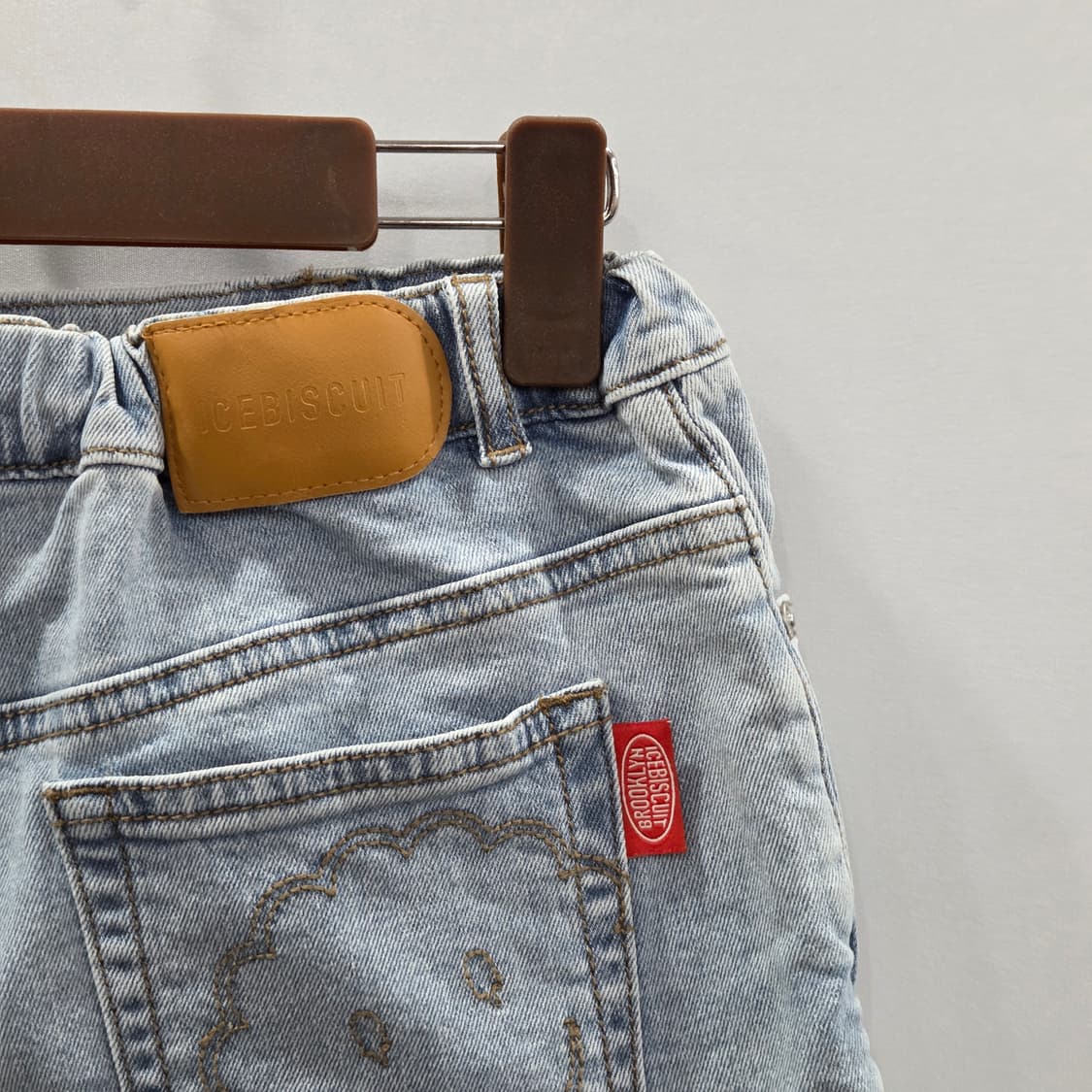 아이스비스킷 여아 데님 치마바지 165  상품이미지4