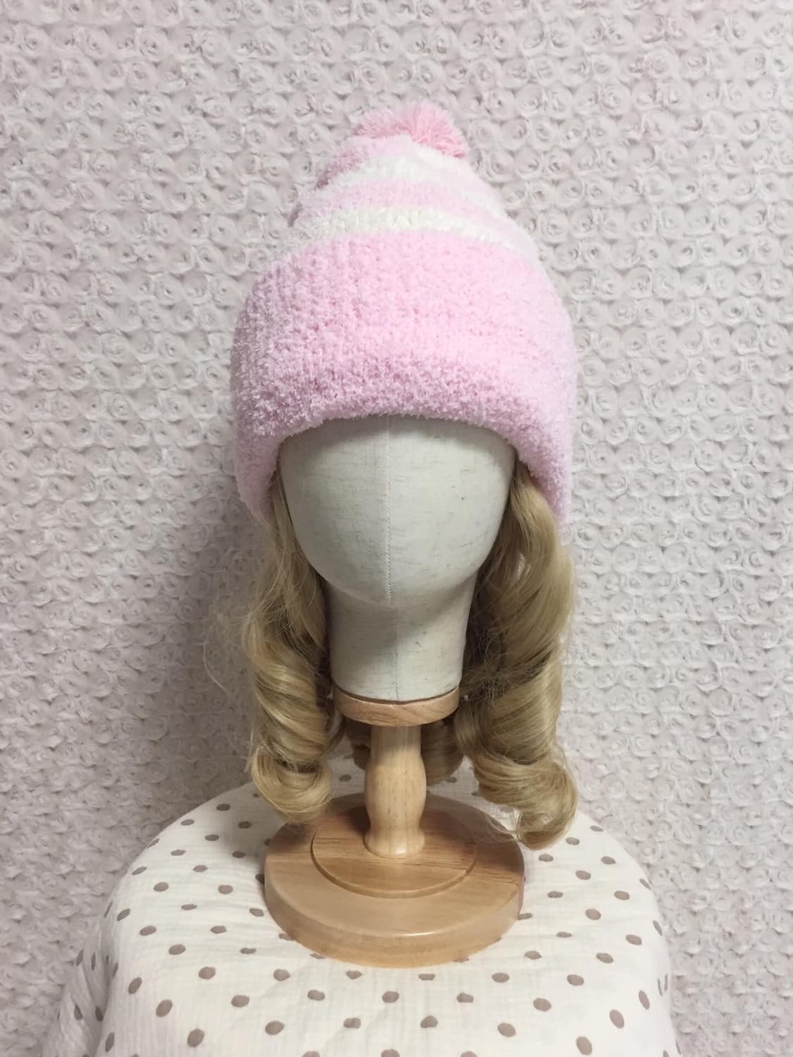 빈티지 sorridere 캔디 폼폼이 비니 상품이미지1