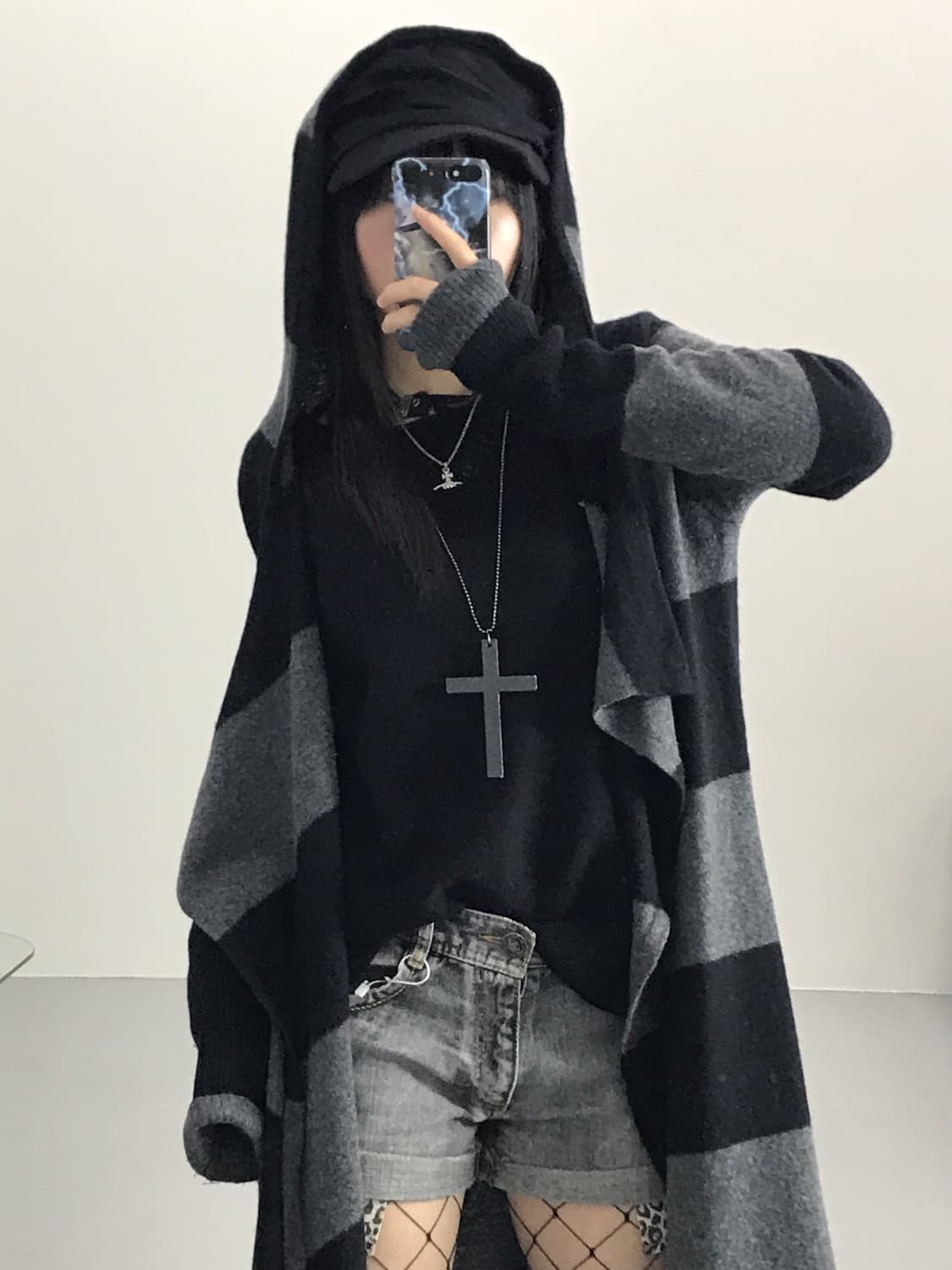 Jpn Wool Striped Long Cardigans 상품이미지2