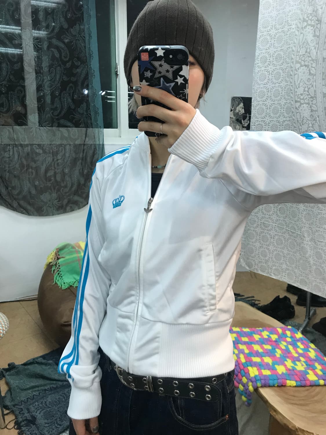 아디다스 여자 Y2K 미시엘리엇 왕관 저지 트랙탑 상품이미지1