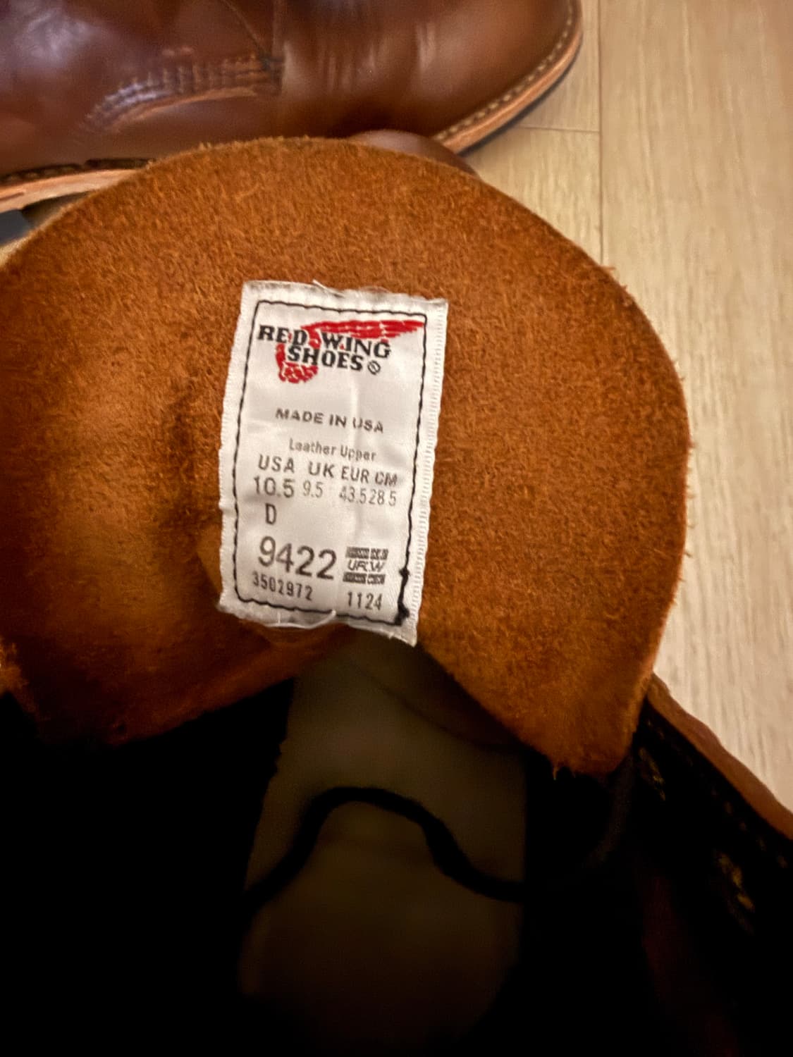 레드윙 벡맨 시가 9422   10.5 d 상품이미지6