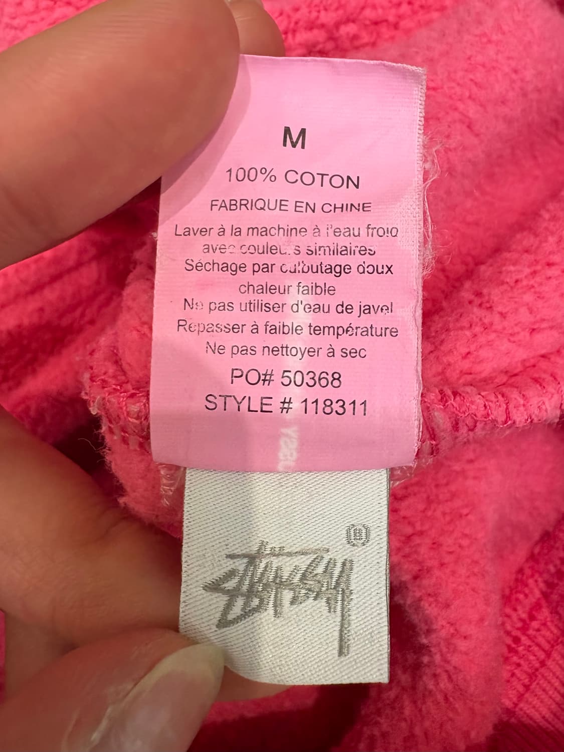 스투시 오버다이드 스톡 로고 후드 상품이미지10