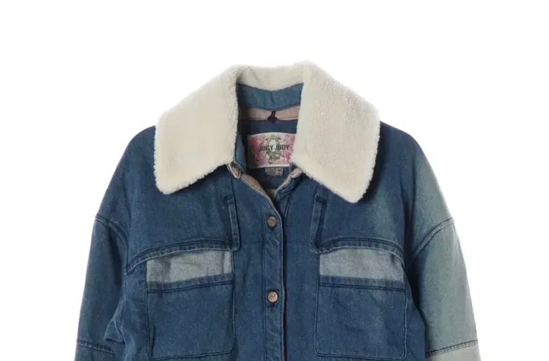 쥬시쥬디 뽀글이 데님 자켓 XS 무료배송 상품이미지3