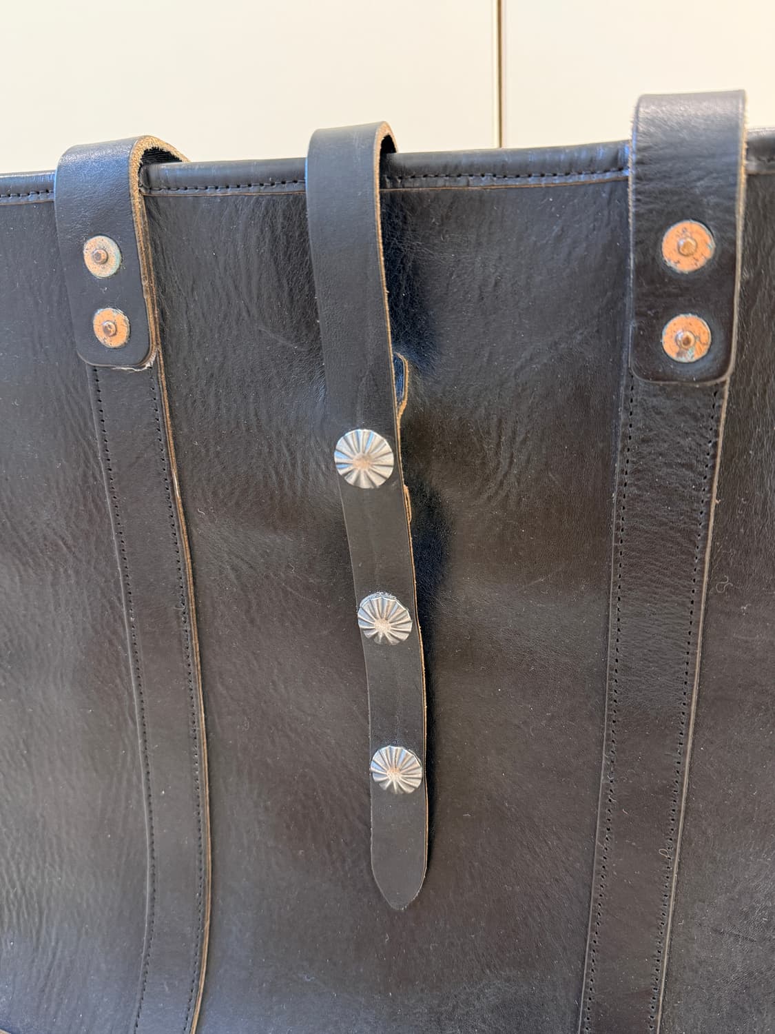 RRL 콘초 레더 토트백 숄더백 상품이미지2