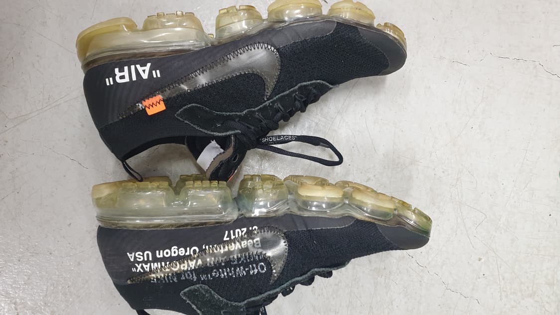 나이키 오프화이트 에어 베이퍼맥스 블랙 275 상품이미지4