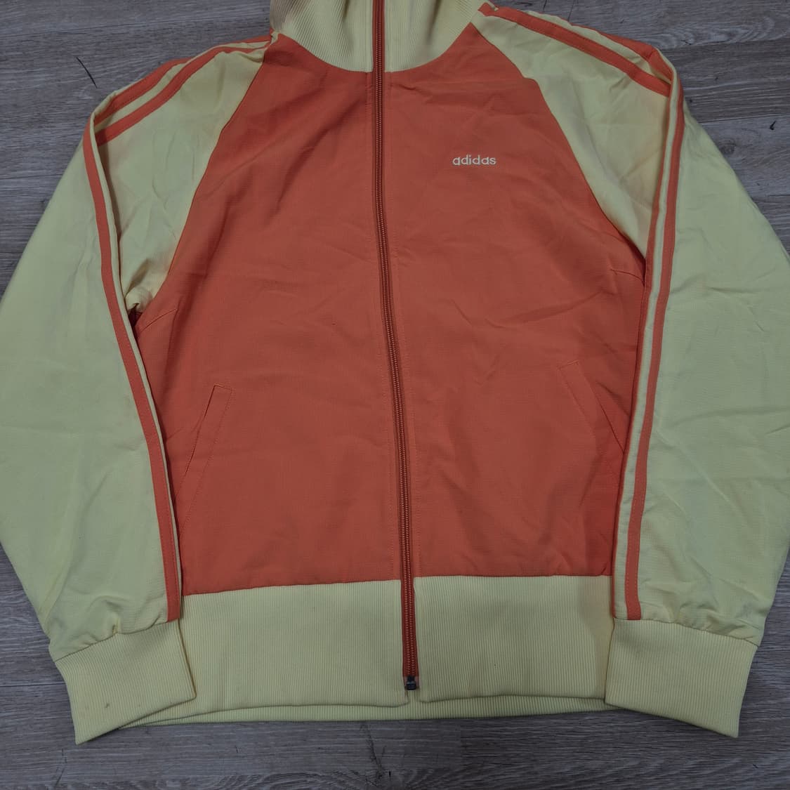아디다스 삼선 사이드라인 배색 트랙탑 져지 L(100) 상품이미지3