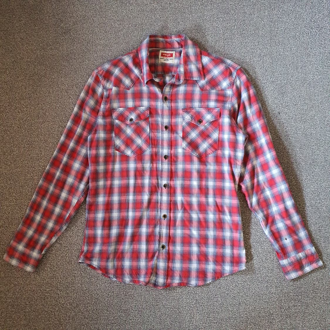 랭글러 웨스턴 체크 셔츠  no.58 상품이미지1