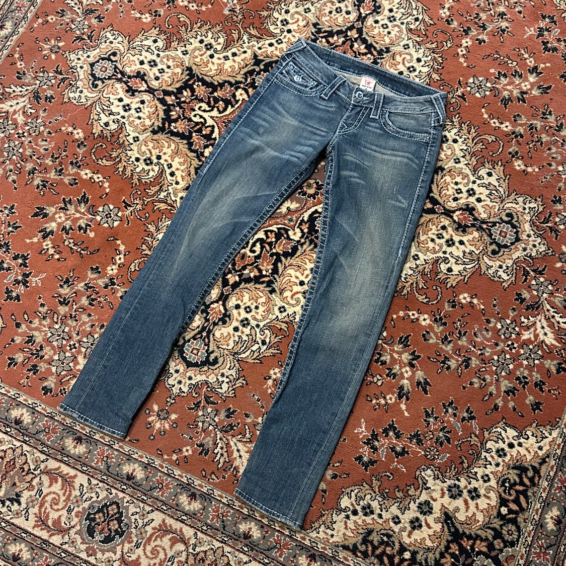 트루릴리전 로우라이즈 y2k 데님팬츠 (26) 상품이미지2