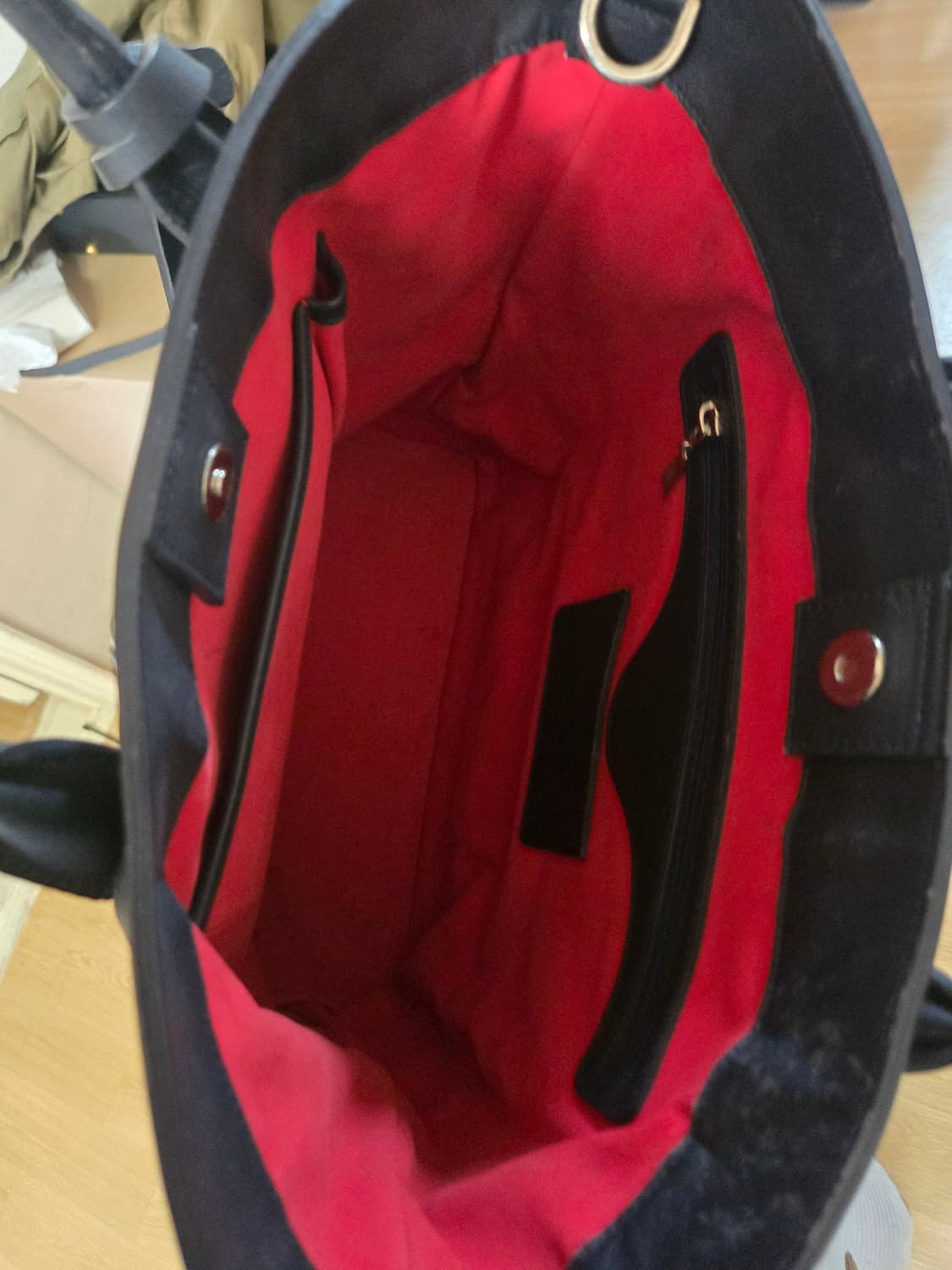 론트소가죽 스웨이드 토트백 상품이미지4