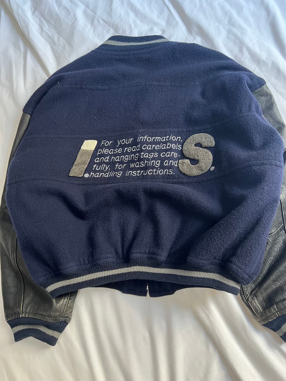 80s 빈티지 ISSEY MIYAKE 아카이브 바시티 이세이미야케 자켓 상품이미지4
