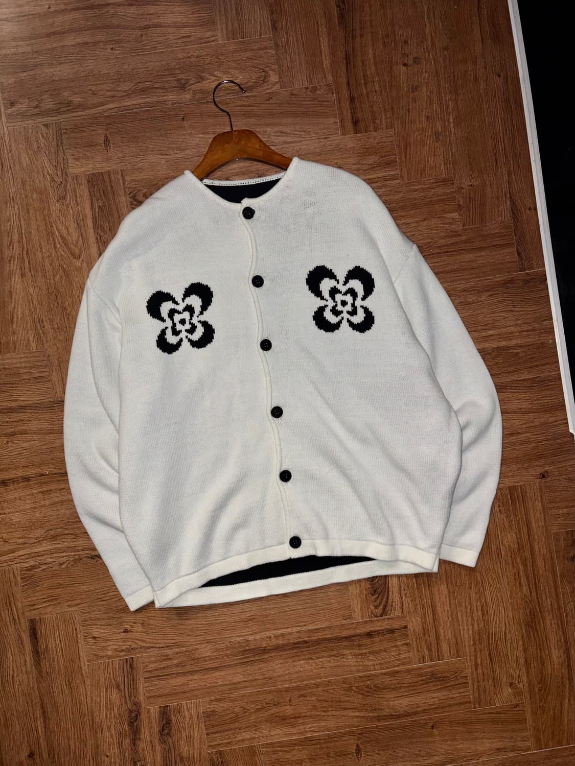 엑스톤즈 리버시블 플라워 가디건 상품이미지4