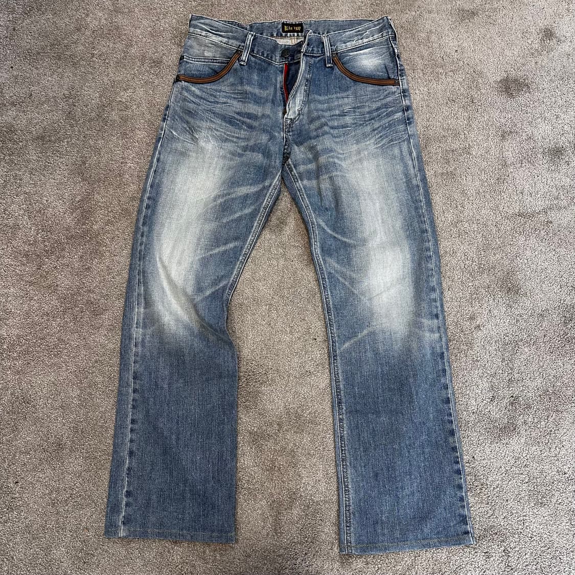 에드윈 블루트립 연청 웨스턴 데님 팬츠(32) 상품이미지9