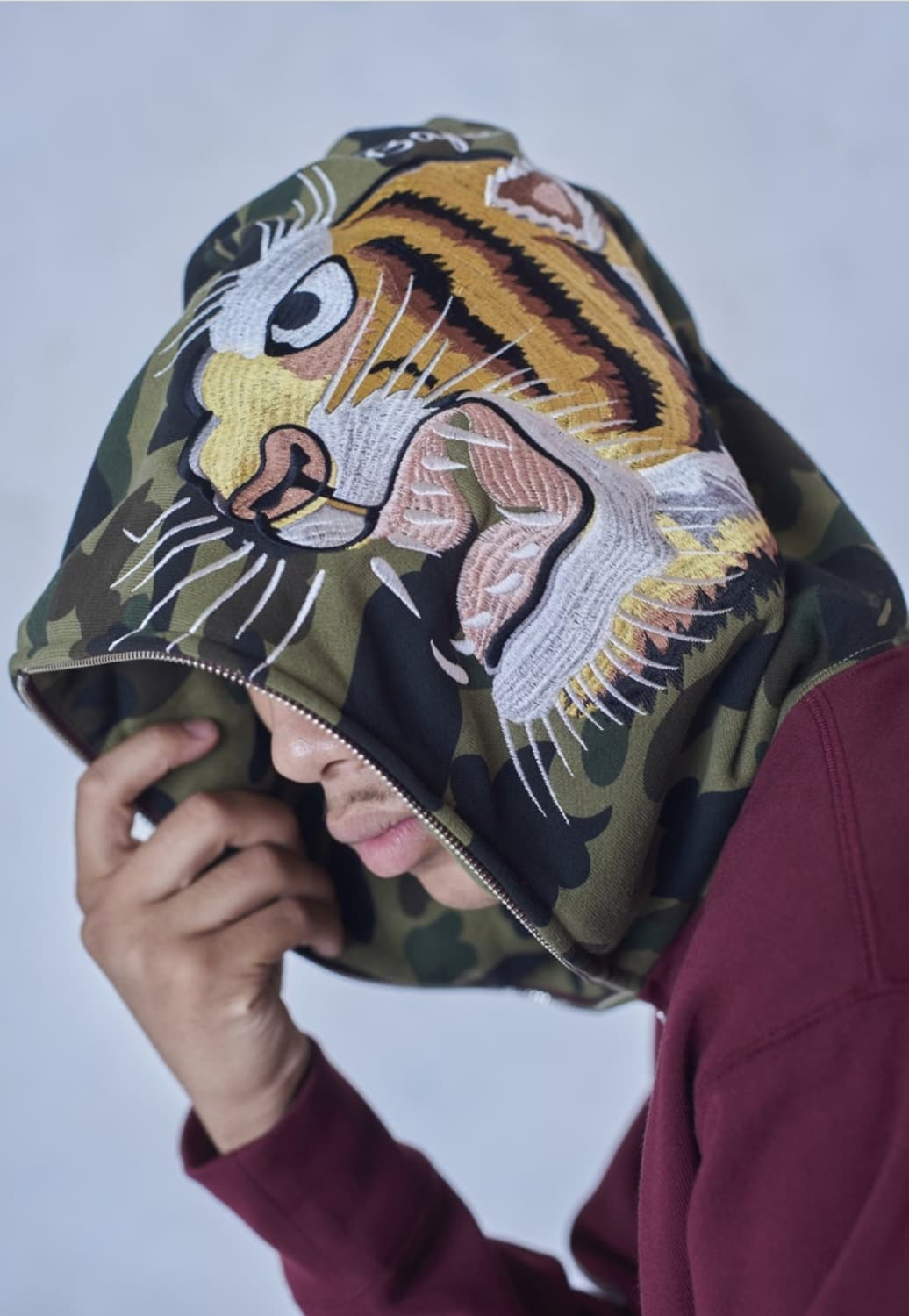 베이프 타이거 후드 XL 상품이미지1