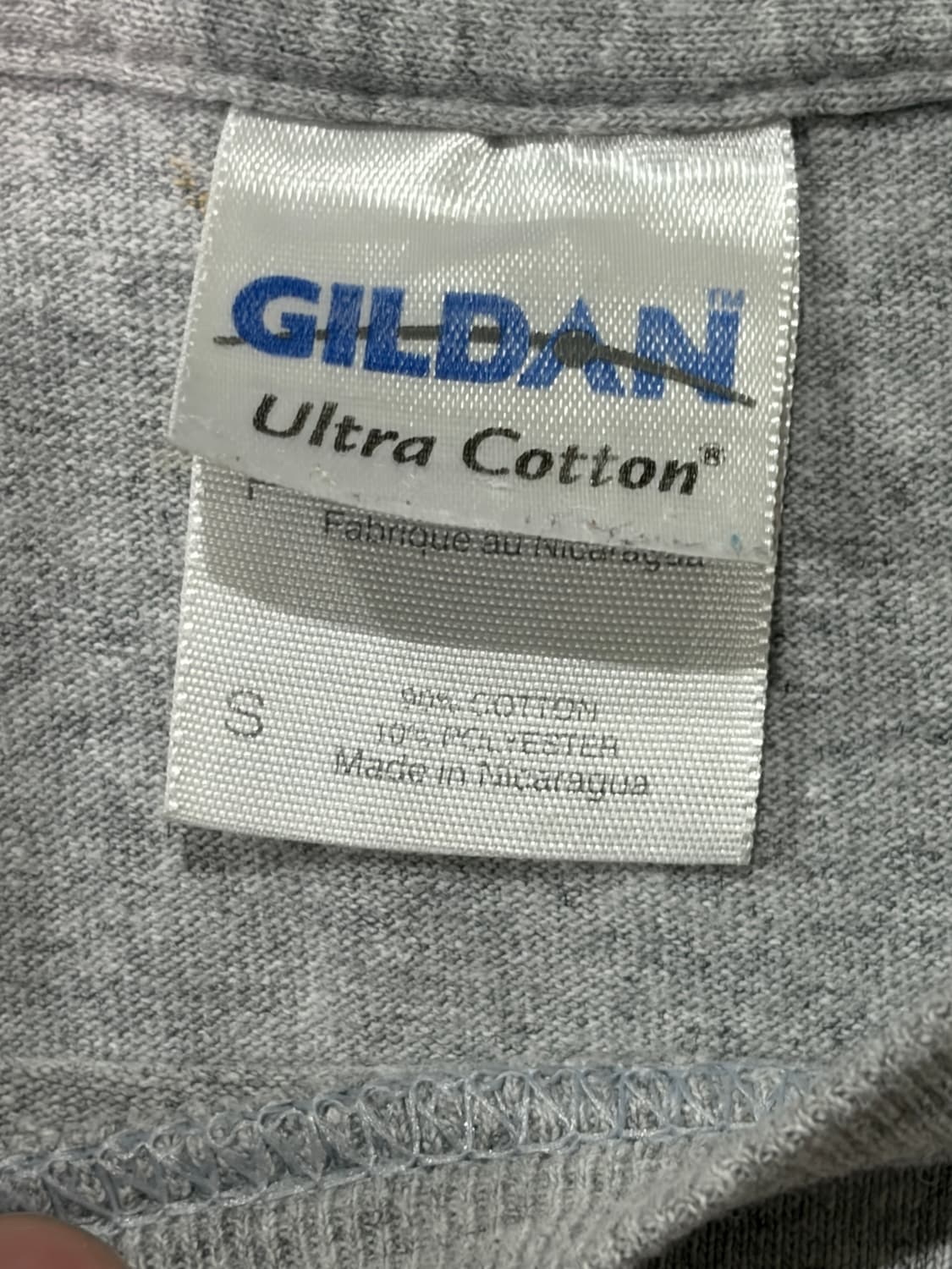 00s 빈티지 길단(Gildan) 그레이 티셔츠 상품이미지4