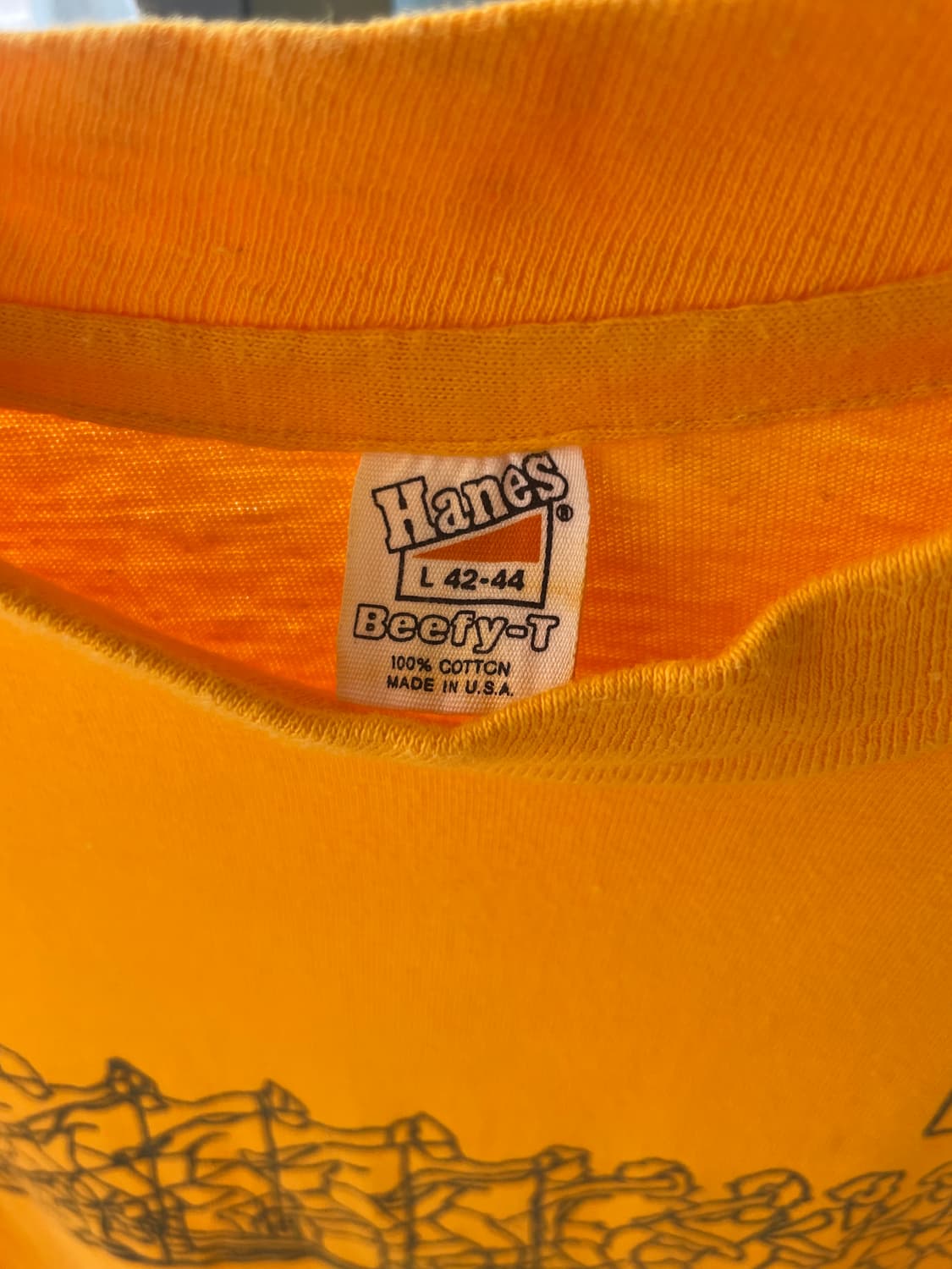1980's Vintage Hanes Tee Made In U.S.A ​ 상품이미지3