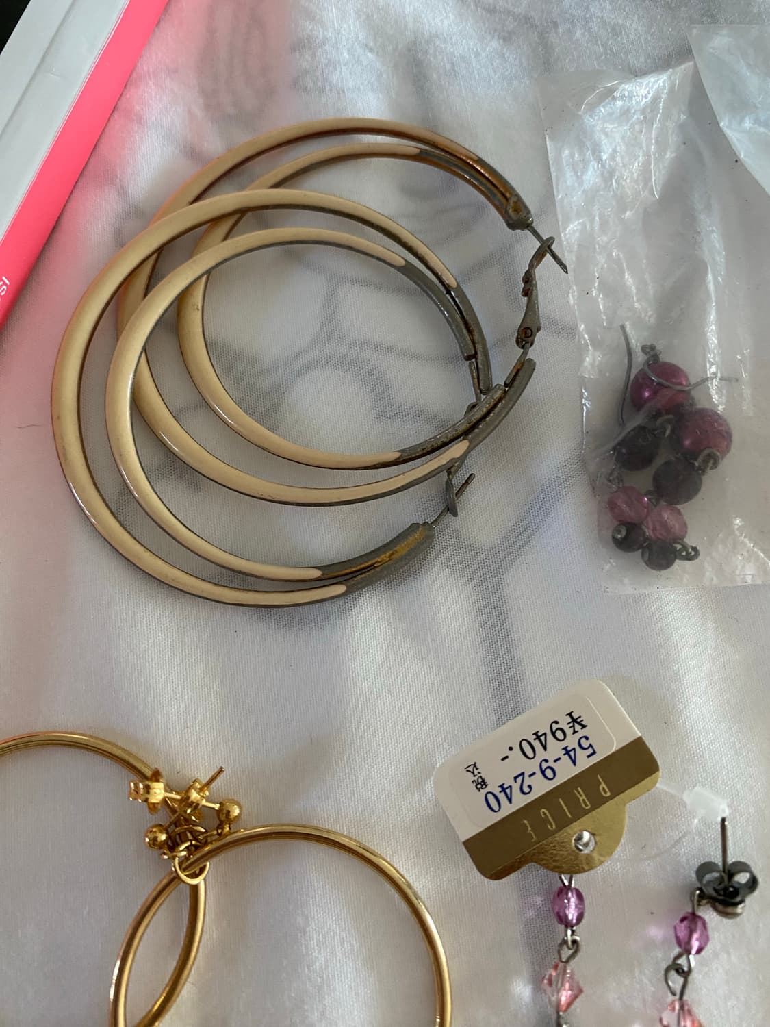 일본수입 침형 귀걸이 4종 세트 상품이미지6