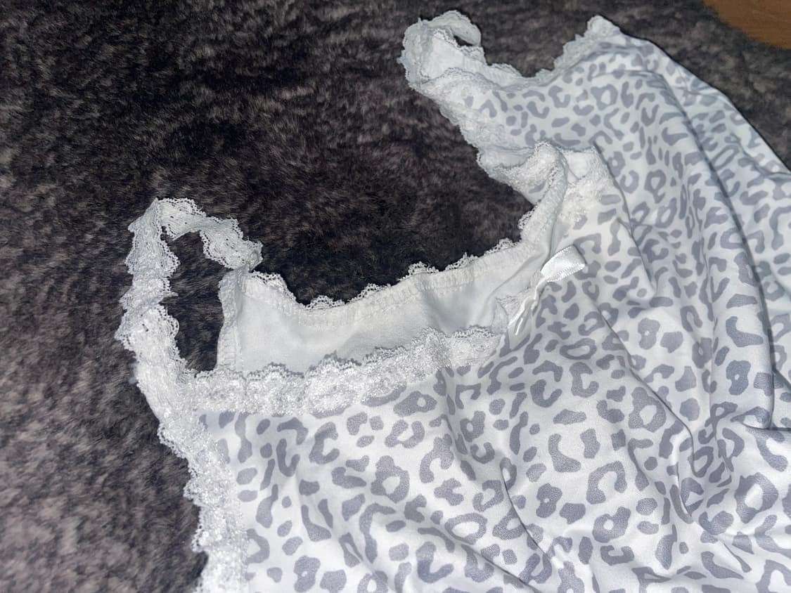 Leopard lace sleeveless 상품이미지3