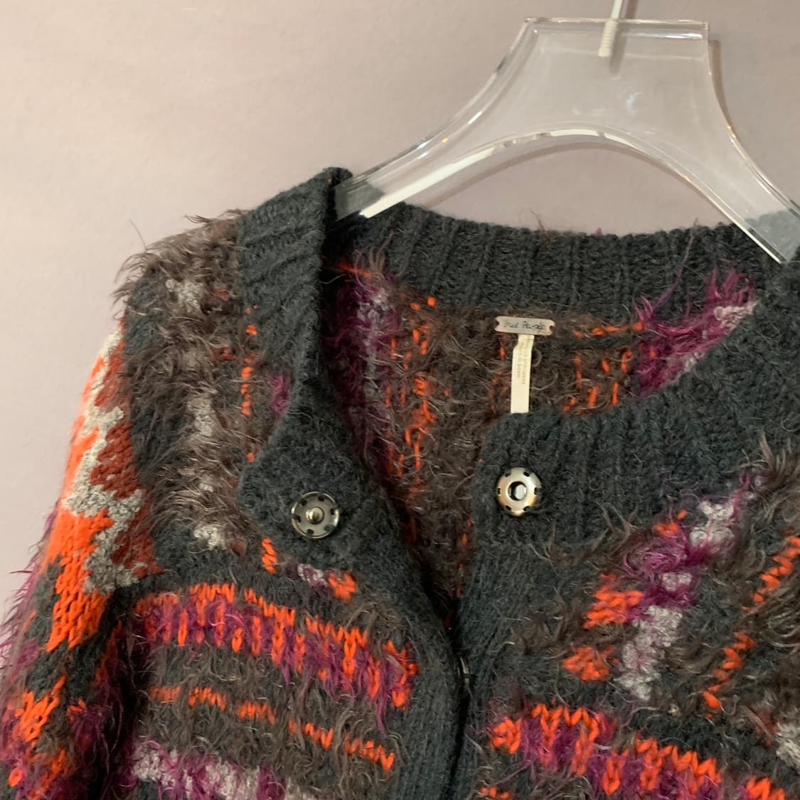 S 프리피플 노르딕 보헤미안 알파카 혼방 오버핏 니트 가디건 상품이미지4