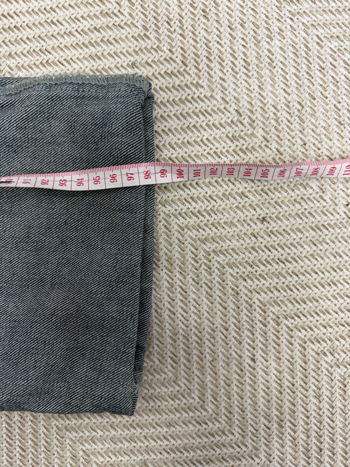 정품) 알렉산더맥퀸 여성 롤업 데님 팬츠 26 상품이미지9