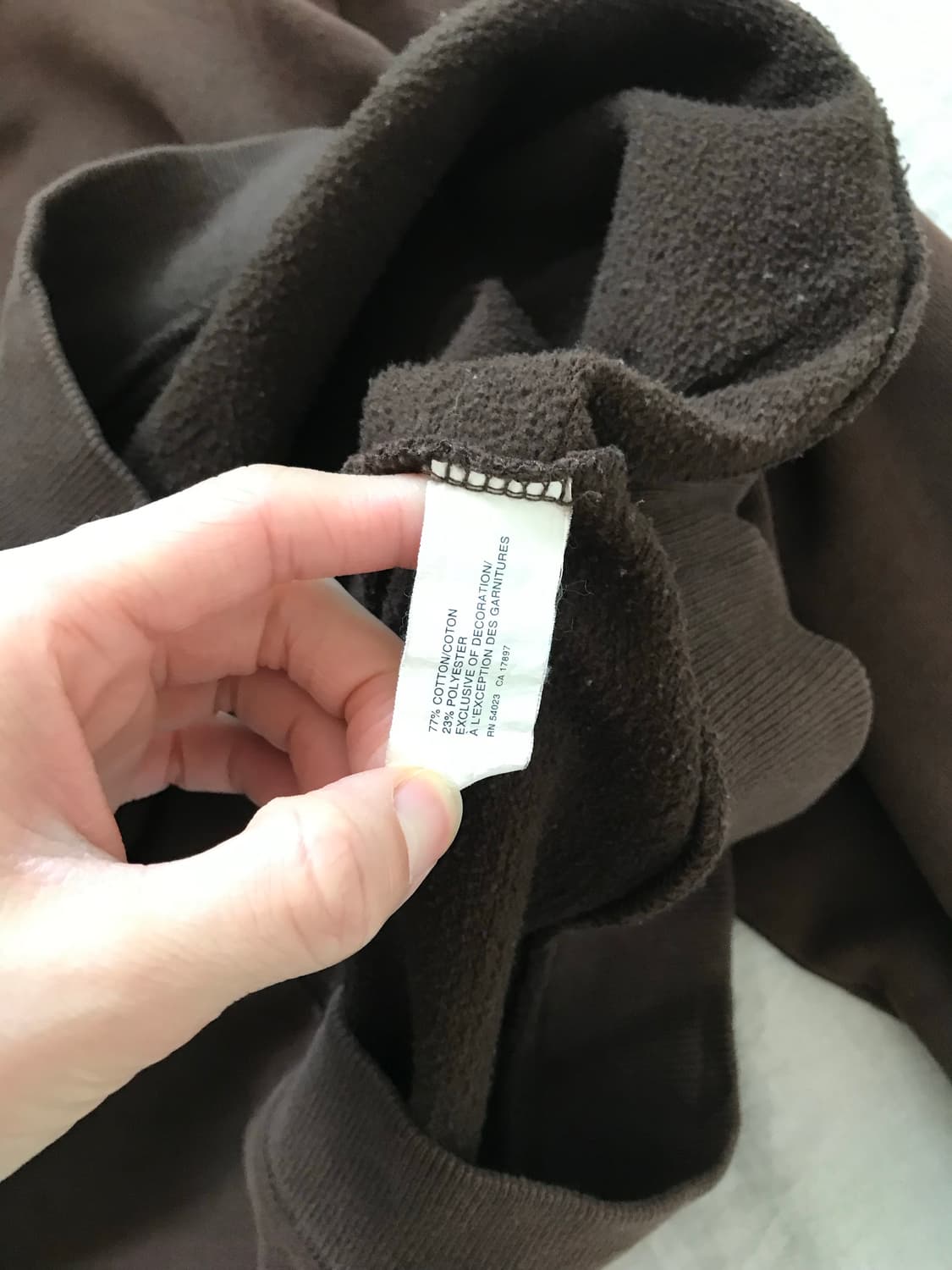 갭 중앙 빅로고 브라운 후드티 상품이미지9