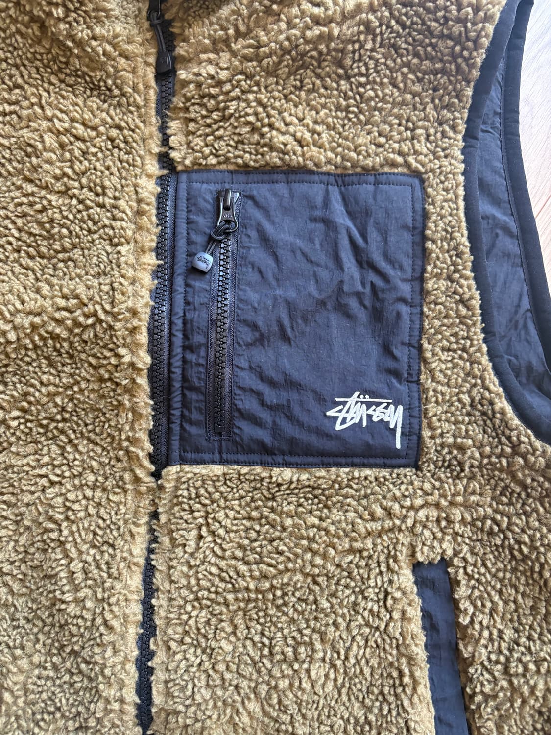 스투시 셰르파 리버시블 플리스 베스트 m 상품이미지2