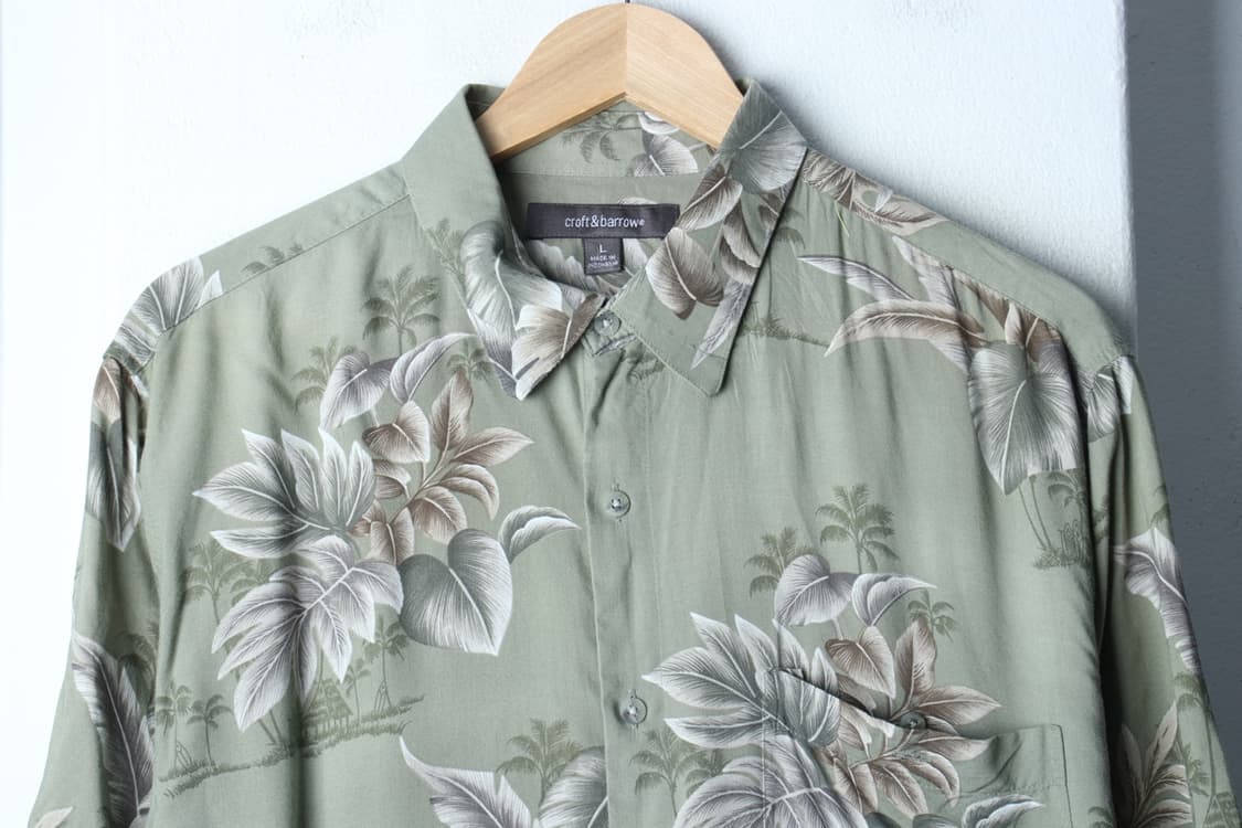 (L-2XL) 크로프트앤바로우 반팔셔츠 남방 USA 하와이안-H33354 상품이미지3