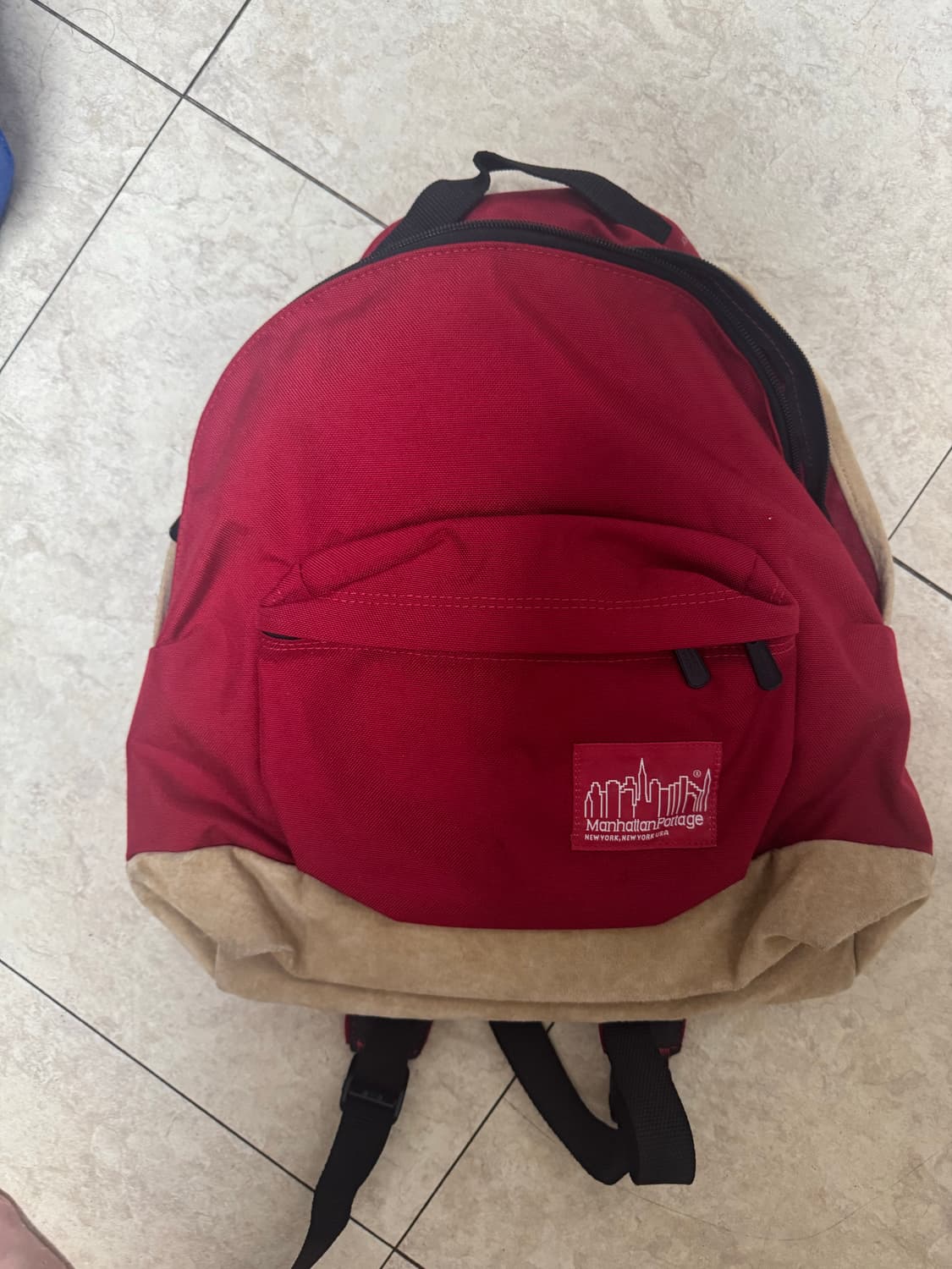 맨하탄포티지 재팬 레드 백팩 상품이미지1
