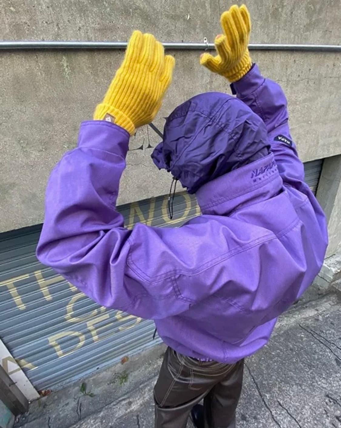 [XL] 마틴로즈 X 나파피리 알로스 자켓 퍼플 상품이미지2