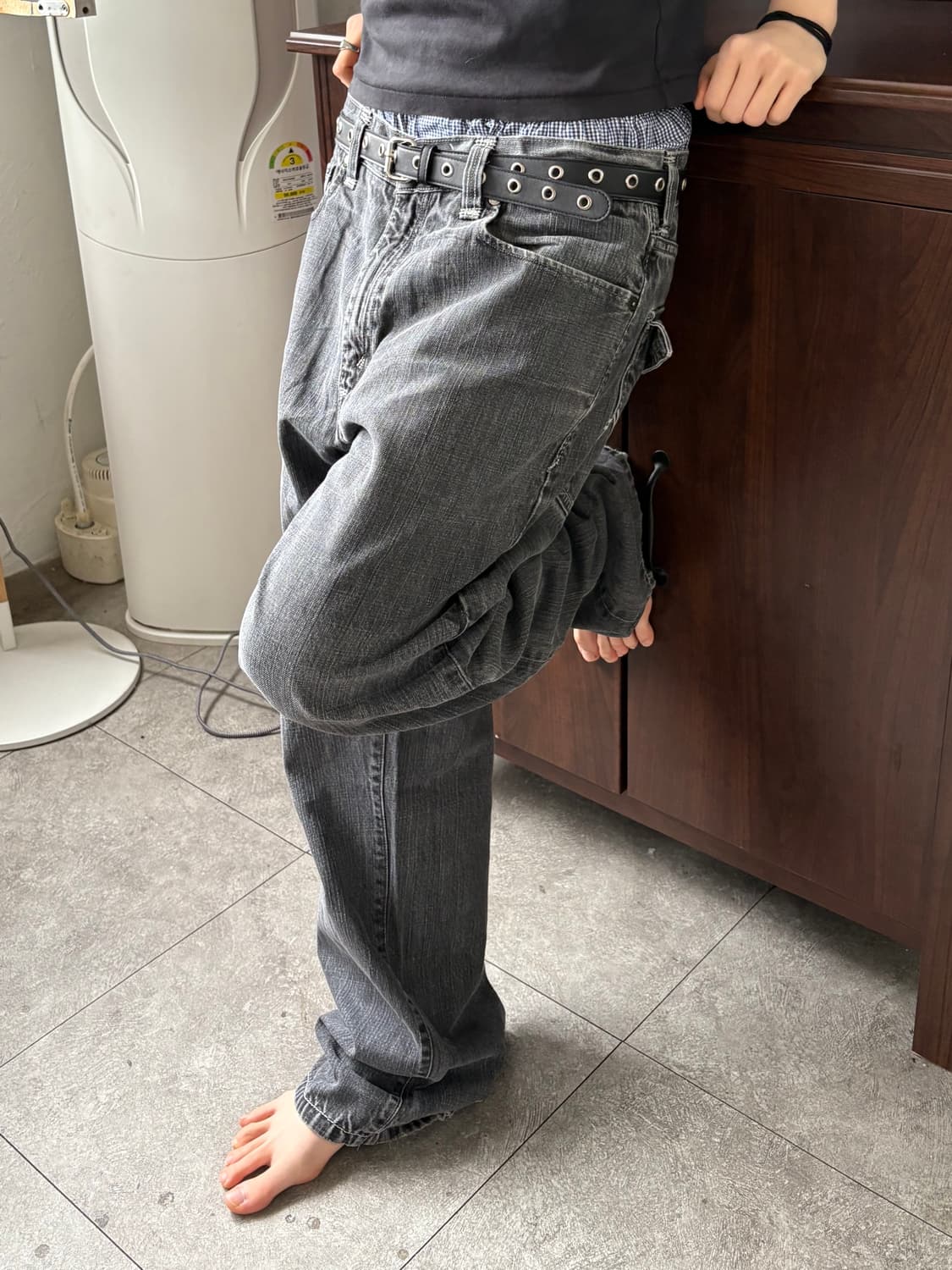 리바이스 569 흑청 상품이미지7